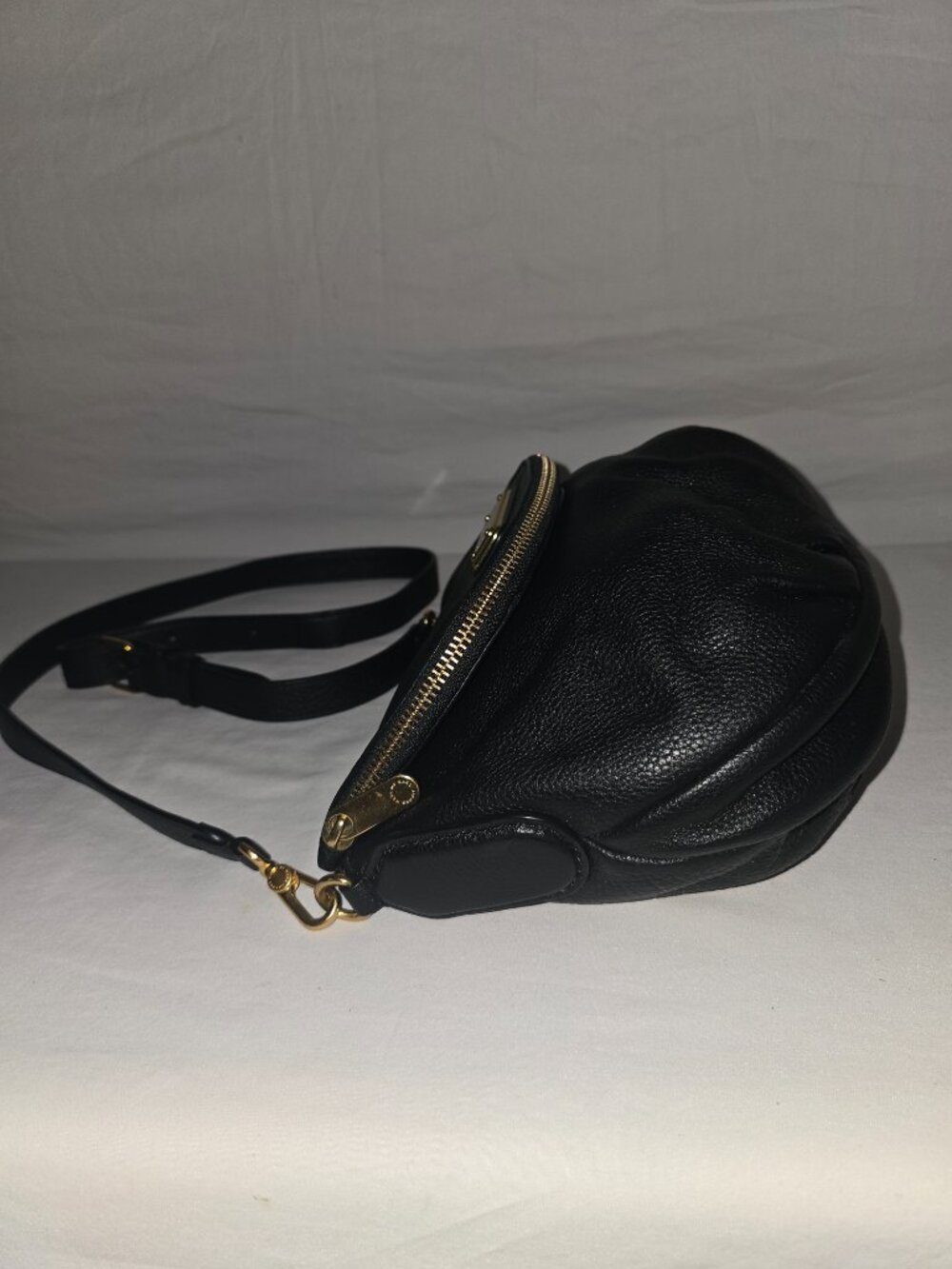 Marc by Marc Jacobs Classic Q Natasha Black Leather Crossbody Bag M0009408 - Picture 11 of 15